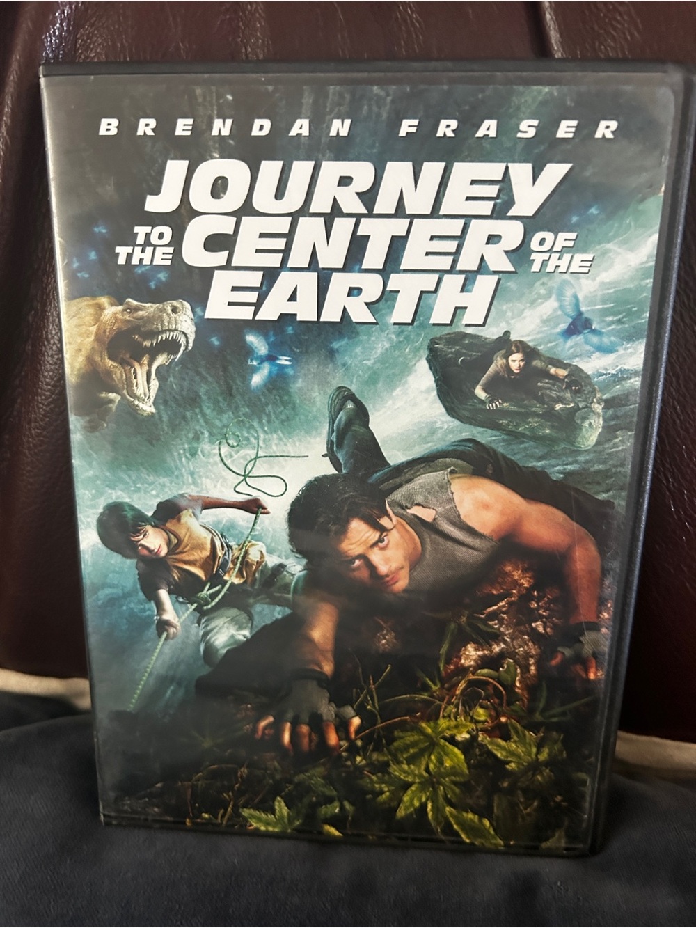 Journey to the Center of the Earth DVD - Brendan Fraser - Teal/Blue Cover